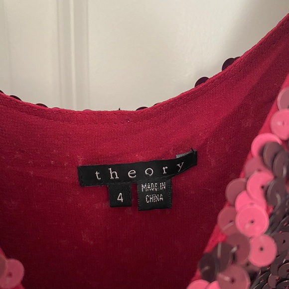Theory Alegra Ruby Sequin Dress - Picture 2 of 3